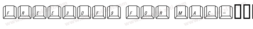 free3of9 for mac字体转换